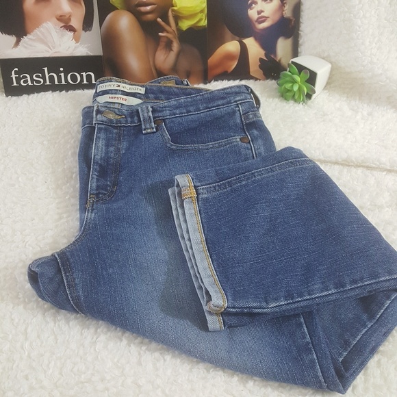 Tommy Hilfiger Denim - Tommy Hilfiger Cropped Hipster Jeans Size 8